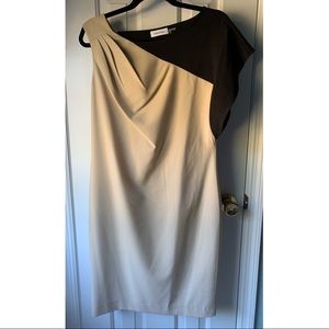 Tan/Black Calvin Klein Dress, Never Worn